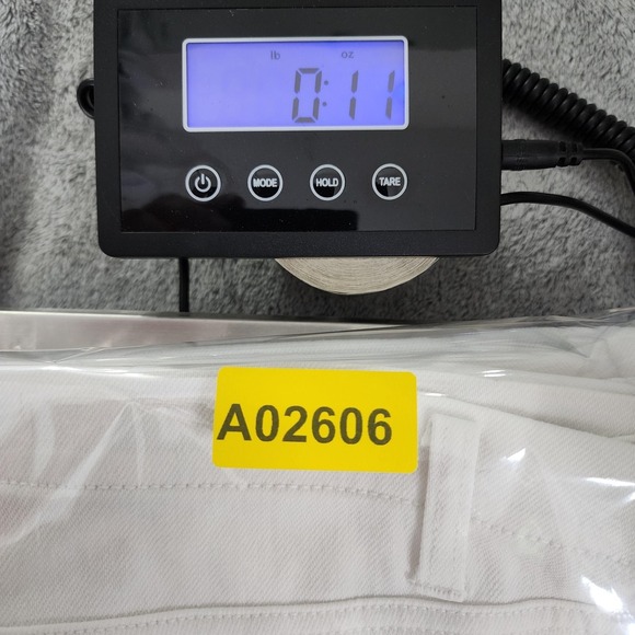 Time And Tru Jeans Women XL White High Rise Pull On Cuffed Jegging Stretch Denim - Picture 9 of 9